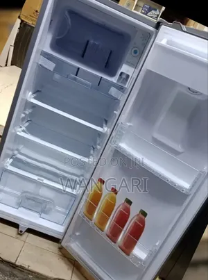 Double Door Gray Hisense Affordable Fridge