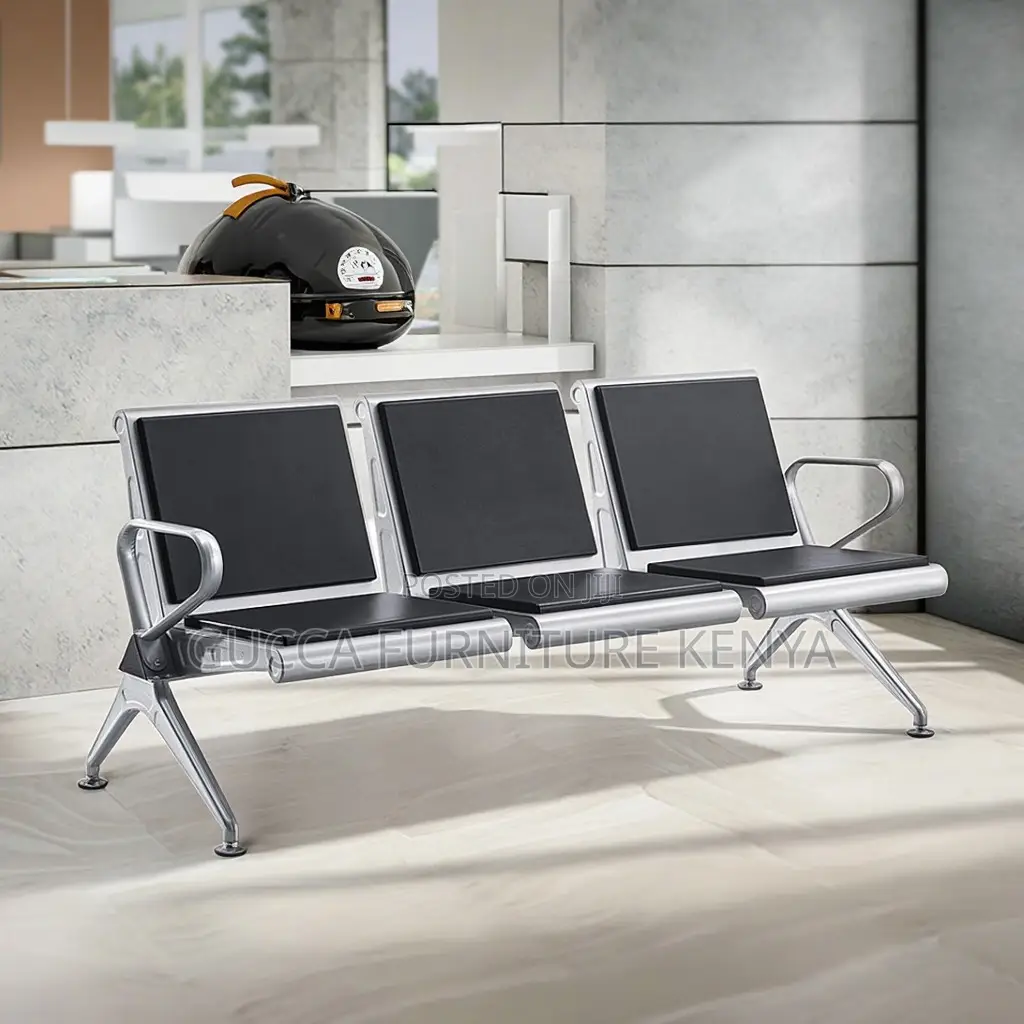 3-link Heavy Duty Reception Waiting Office Bench