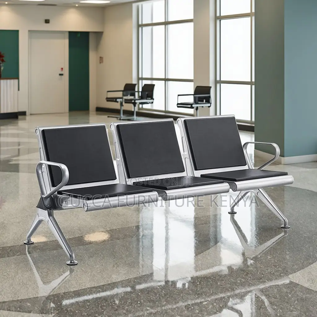 3-link Heavy Duty Reception Waiting Office Bench