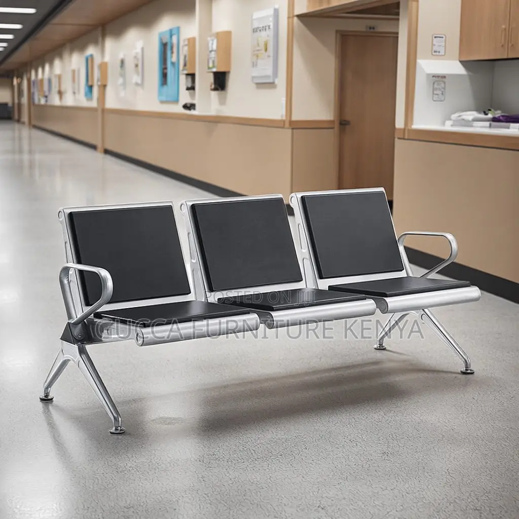 3-link Heavy Duty Reception Waiting Office Bench
