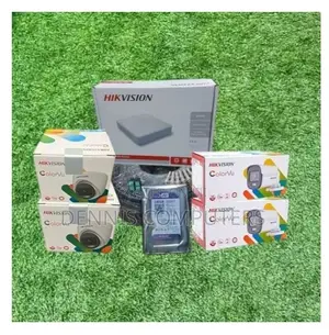 Hikvision CCTV 2mp Colorvu 4 CCTV Cameras Full Kit
