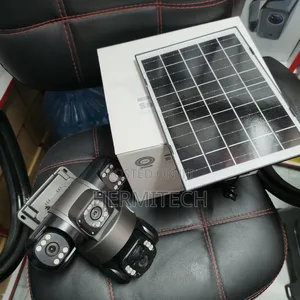Triple Lens CCTV Smart Net Camera With Solar Panel