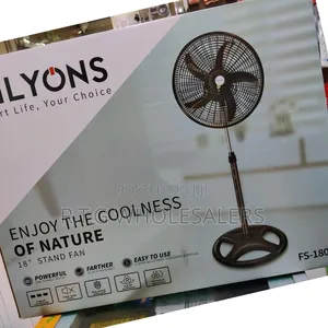 18 Inches Ailyons Pedestal Fan – 3 Speeds, Oscillating