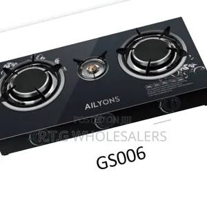 Ailyons 3 Burner Infrared Glass Top Cooker