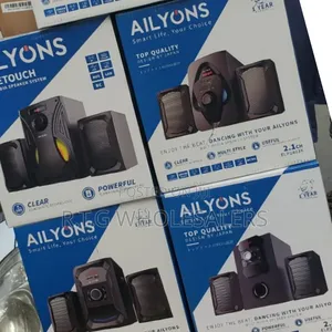 Ailyons 2.1 Ch Multimedia Speaker System With Subwoofer