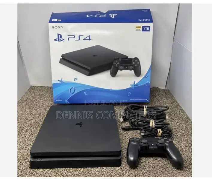 Ps4 Slim Clean With Original Controller