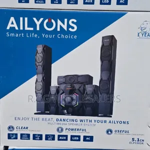 Ailyons Elp5901k 5.1‐Channel Multimedia Sound System (Bluetooth)