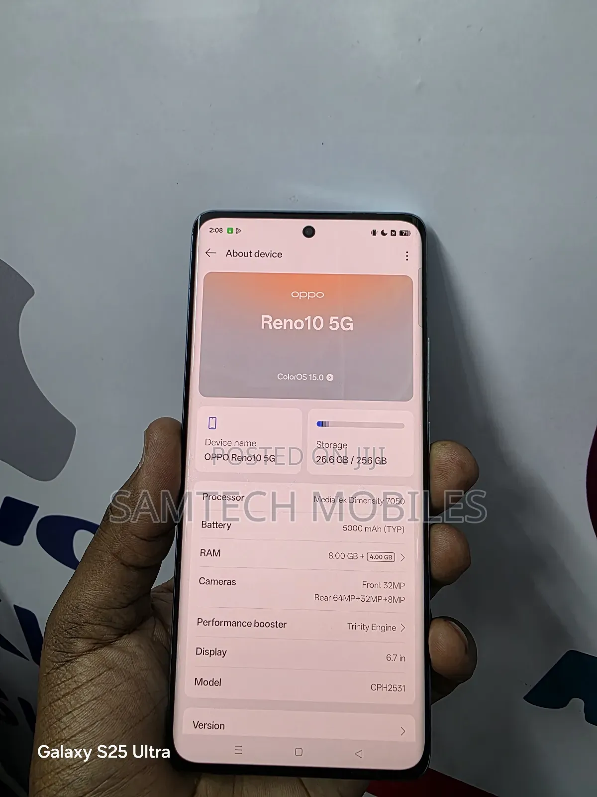 Oppo Reno10 256 GB Silver