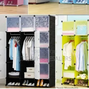 3‐Column Plastic Wardrobe – Lightweight, Spacious Colourful