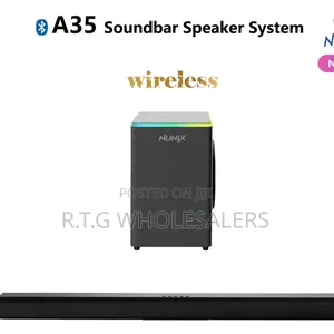 Nunix A35 2.1 Channel Wireless Soundbar Speaker System