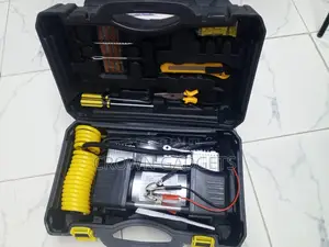 12v Car Tire Inflator Air Compressor With Repair Kit