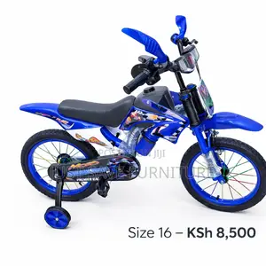 Size16 Nduthi Style Bicycle With Training Wheels–Strong Stylish