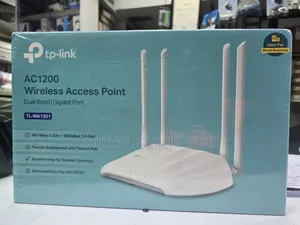 Tplink Ac1200 Wireless Access Point Dual Band Gigabit Port Tl-Wa1201