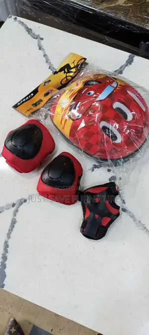 Kids Bicycle Safety Helmet Protective Pads Set