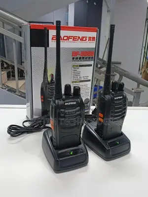Space Efficient Baofeng Bf-888s Walkie Talkie Radio Calls- 2 Pieces