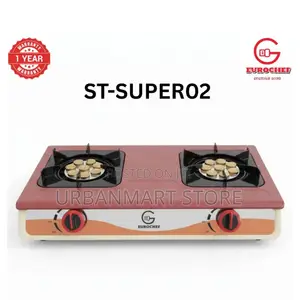 Eurochef 2-Burner Table Top Gas Stove With Auto Ignition
