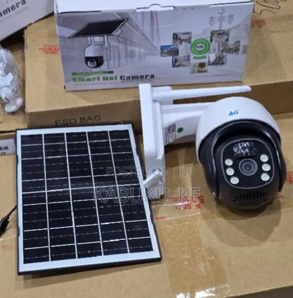 4g Solar Powered Ptz Simcard Solar Camera V380 Outdoor