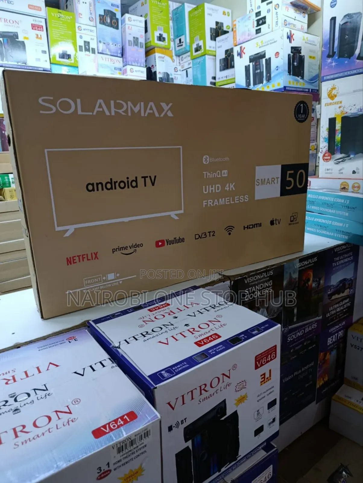 Solarmax 50" Smart Android Tv – Uhd