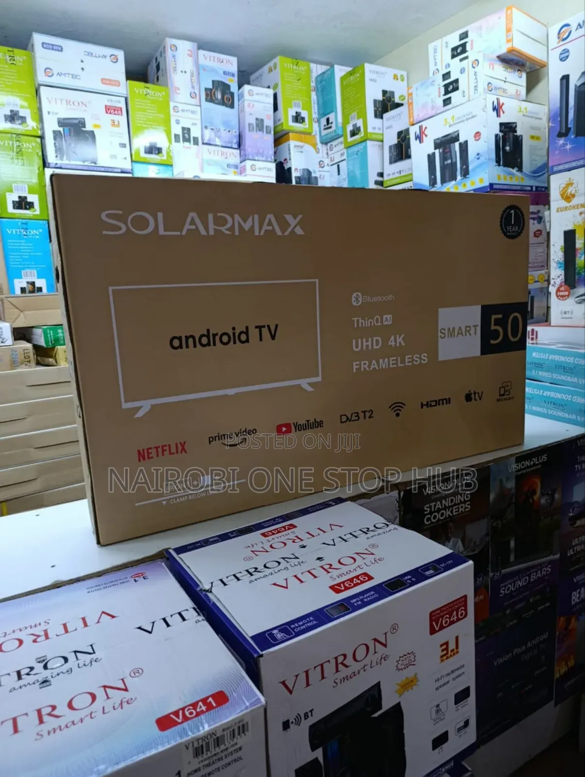 Solarmax 50" Smart Android Tv – Uhd