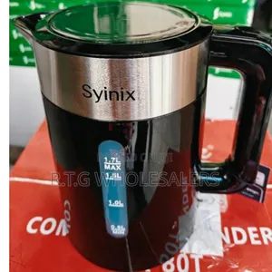Syinix 1.7 L Cordless Kettle With Boil-Dry Protection
