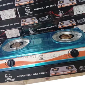 Eurochef Stainless Steel 2-Burner Gas Cooker