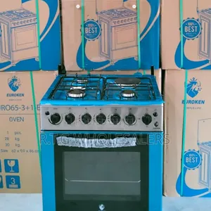 Euroken Standing Cooker 3 Gas + 1 Electric, Auto Ignition