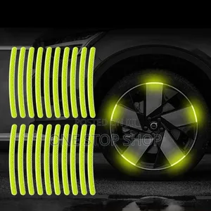 20pcs Luminous High Visibility Tire Rim Stickers
