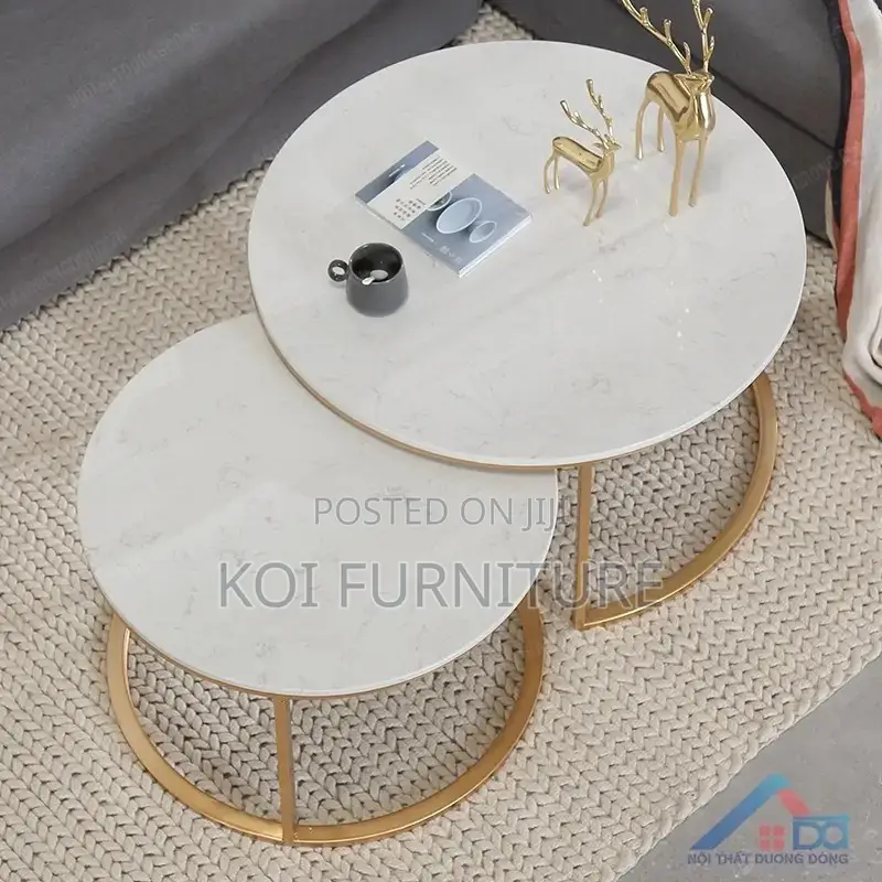Coffee Table : Modern Koi Classic Round Coffee Table