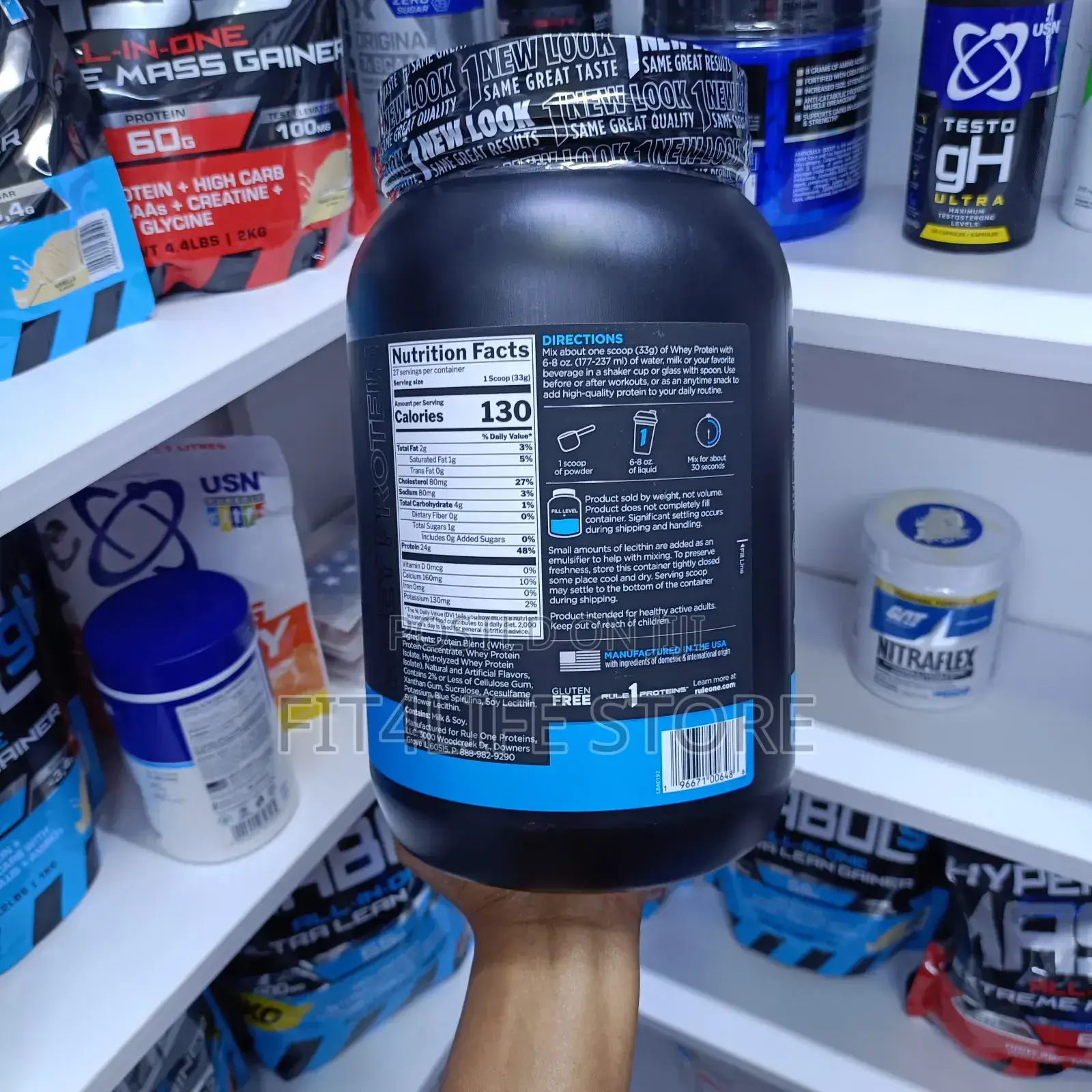 Rule 1 R1 Whey Blend (2lbs) – 100% Whey Protein