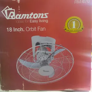 18 Inch Ramtons Orbit Fan – Strong Airflow Durable Motor