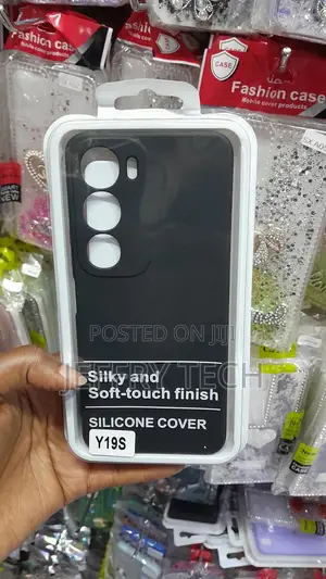 Brazii Liquid Silicon Case for Vivo Y29 5g With Cloth Lining