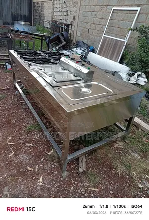 Powerful Gas Cooker Jiko With Snack Deep Fryer Machine
