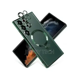 Magnetic Clear Case for Samsung Galaxy S22 Ultra 5g With Camera Lens P