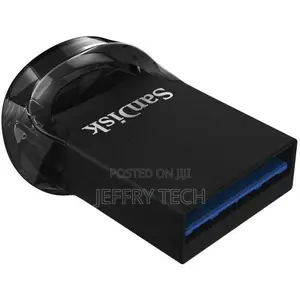 Sandisk Ultra Fit Usb 3.1 Flash Drive - 128gb - Blac