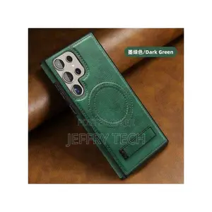 Samsung Pu Leather Magsafe Case With for Galaxy S26 Ultra