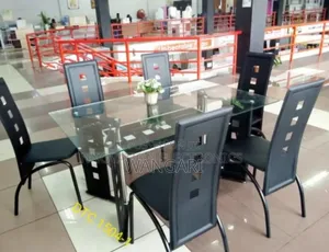 Dinning Table 6 Sitter Glass