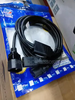 Iec C14 Male to Dual C13 Female Y Splitter Power Cable