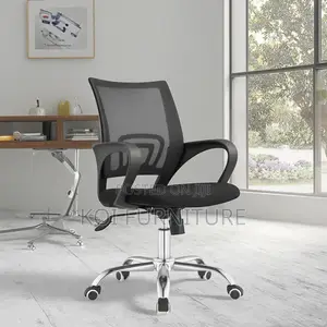 Office Chairs; Fabric Home Office Clerical Mesh Chair