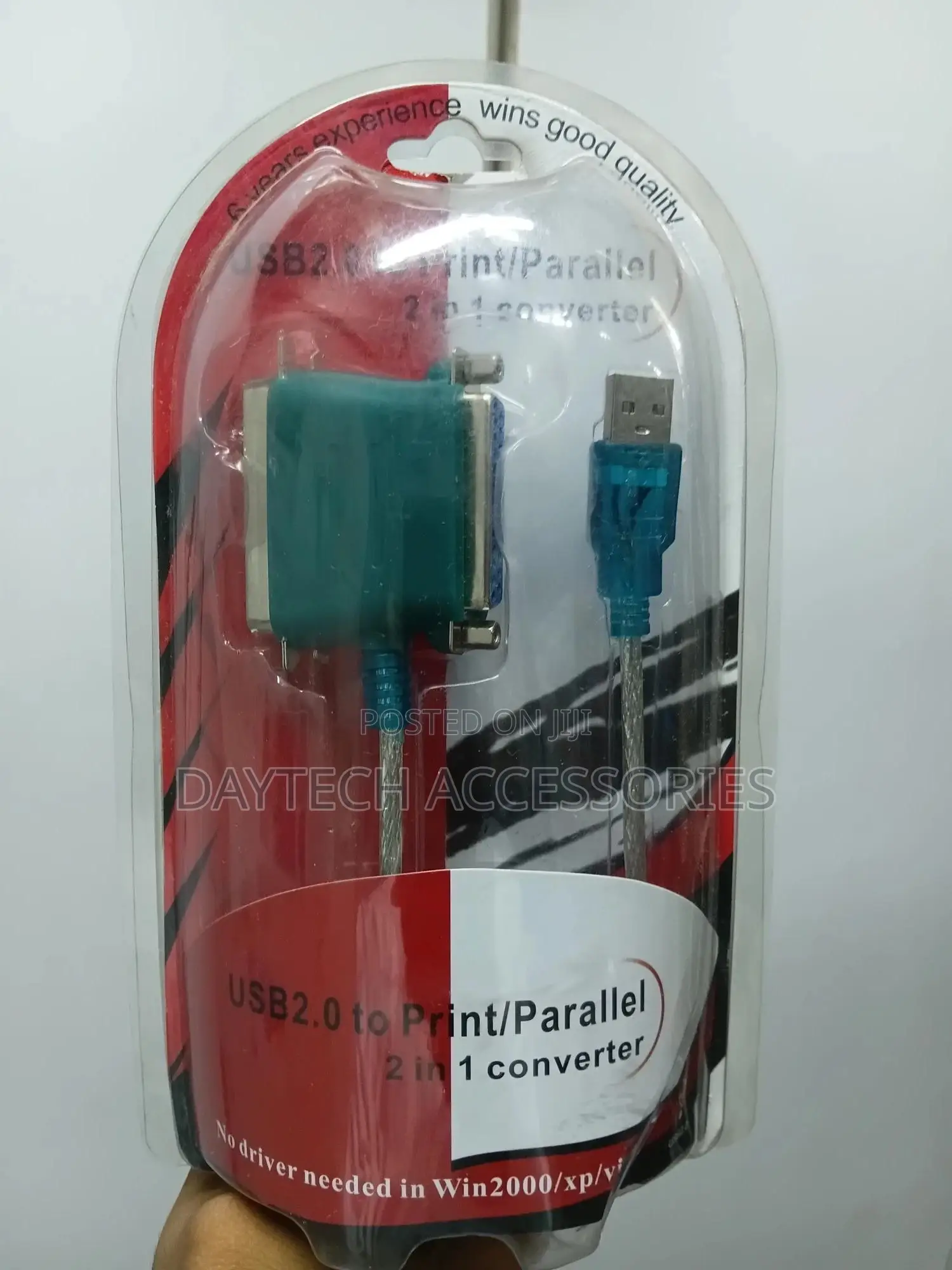 2-in-1 Parallel Usb 2.0 Cable 1284 Cn36 Dm25f 36 and 25 Pins