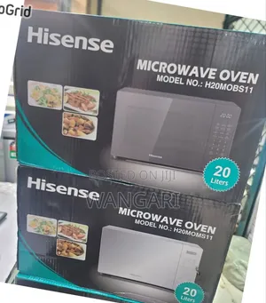 New Black Hisense Microwave
