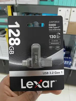 This Is a Lexar Jumpdrive Dual Drive D400 128gb USB 3.2 Flash Drive.