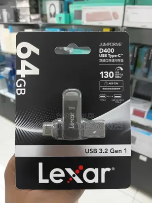 This Is a Lexar 64gb Jumpdrive D400 Dual Usb 3.2 Gen 1 Flash Drive.