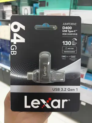 This Is a Lexar 64gb Jumpdrive D400 Dual Usb 3.2 Gen 1 Flash Drive.