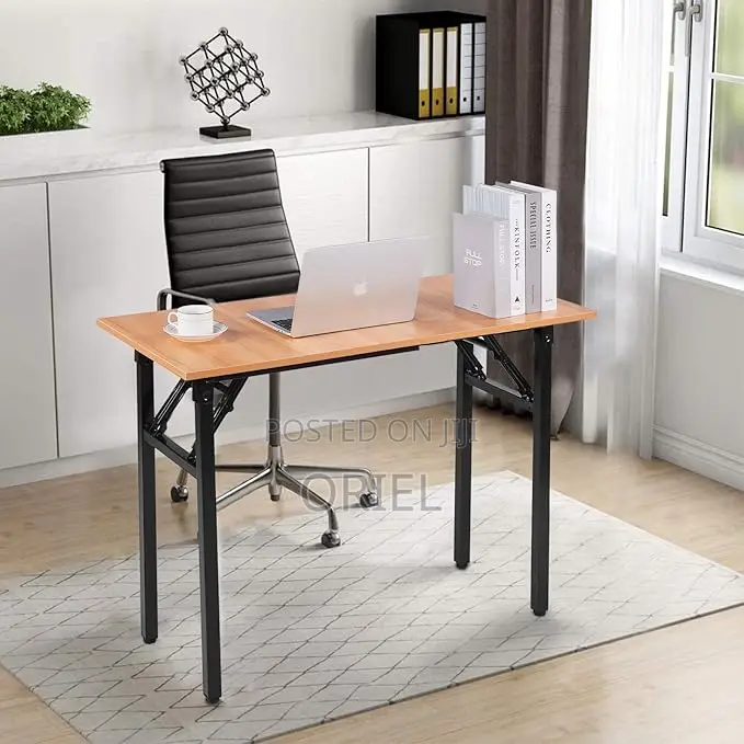 Modern Office Study Foldable Table : Folding Computer Table