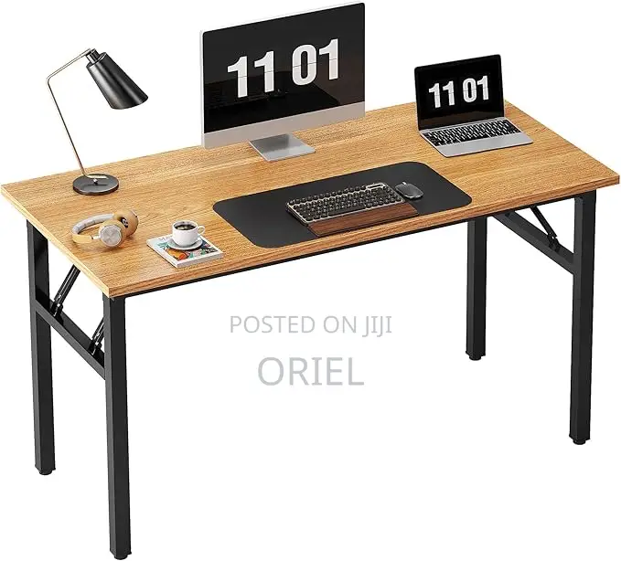 Modern Office Study Foldable Table : Folding Computer Table