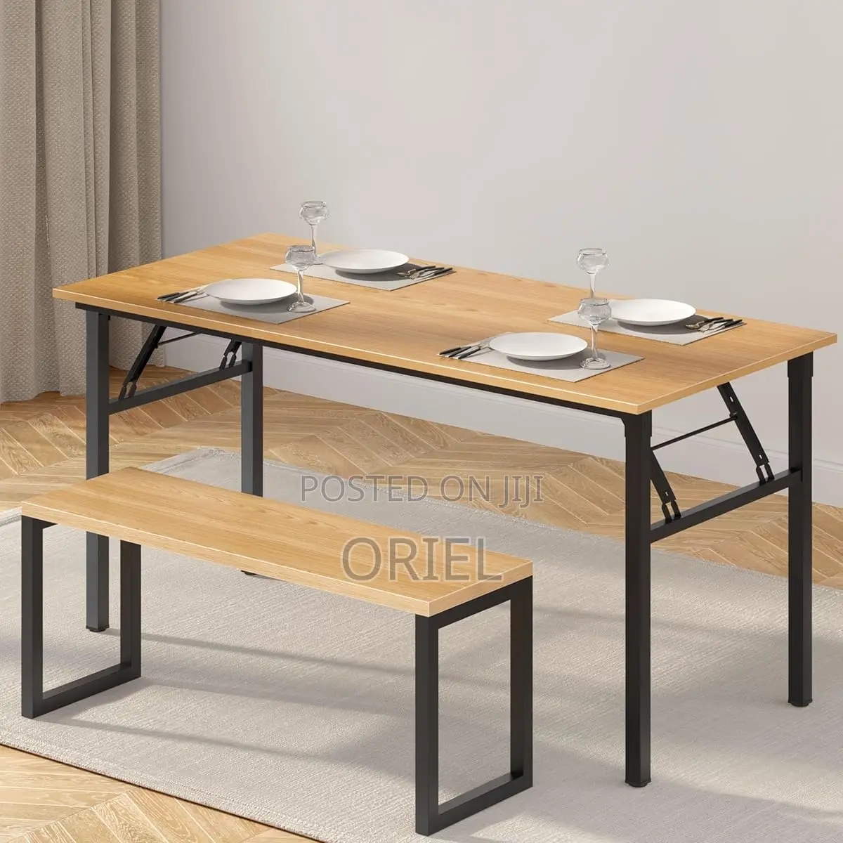 Modern Office Study Foldable Table : Folding Computer Table