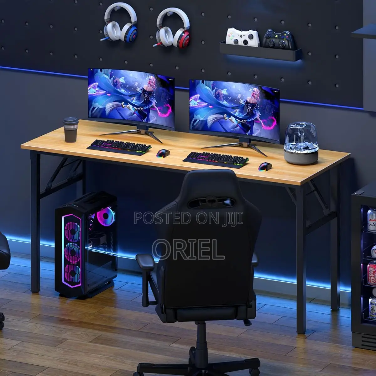 Modern Office Study Foldable Table : Folding Computer Table