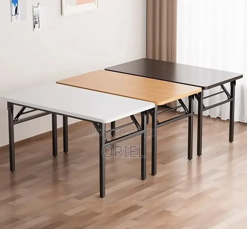 Modern Office Study Foldable Table : Folding Computer Table