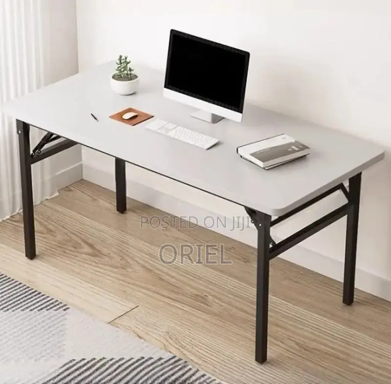 Modern Office Study Foldable Table : Folding Computer Table