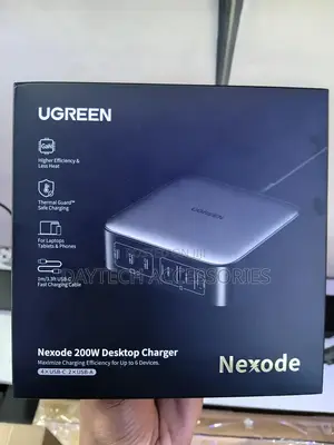 Ugreen Gan 200w Desktop Charger (6-port) - Cd271
